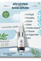 Berralina Peptitli Aydınlatıcı Kırışıklık Karşıtı Göz Altı Torba Karşıtı Göz Çevresi Serumu 5x10 ml