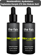 The Fair Caff-B3 Aydınlatıcı Kırışıklık Karşıtı Göz Çevresi Serumu 2x30 ml