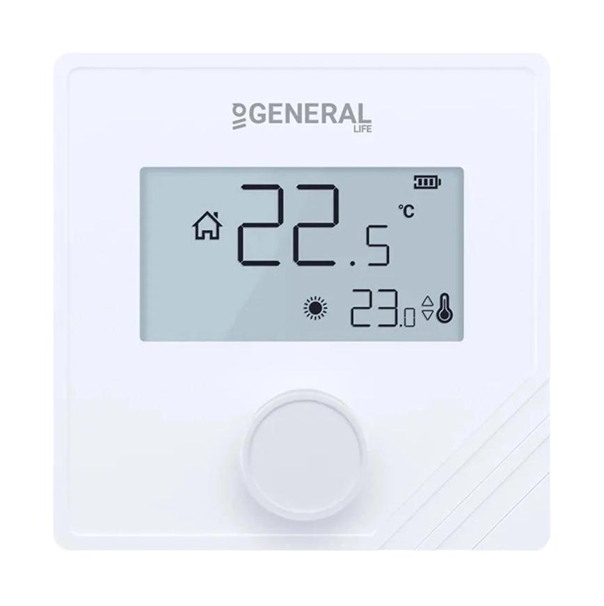 General Mıtra 25 Rf 60 Derece 0.1 Derece Hassasiyet Akıllı Kablosuz Dijital Termostat
