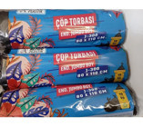 Altuğ Plastik Jumbo Boy 80x110 cm Çöp Poşeti 10x12 Adet Siyah
