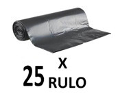 Florex Büyük Boy 65x80 cm Çöp Poşeti 25 Adet Siyah