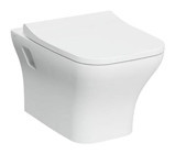 Vitra Smooth Flush 54 cm Seramik Kanallı Arkadan Çıkışlı Gömme Asma Klozet Beyaz