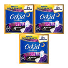 Orkid Platinum Gece Extra Orta 14'lü Hijyenik Ped 3 Adet