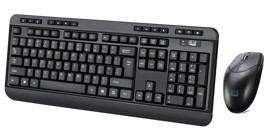 Adesso WKB-1320CB Sessiz Kablosuz Klavye Mouse Seti