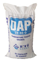 Eti Azot Fosfor Potasyum NP 18 46 0 Organik Toprak Katı Gübre 50 kg