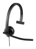 Logitech H570E Silikonlu Mikrofonlu USB Type A Siyah Kablolu Kulaklık