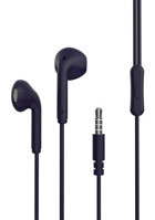 Zore ER06 Silikonsuz Mikrofonlu 3.5 mm Jak Lacivert Kablolu Kulaklık