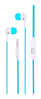 Syrox SYX-K7 Silikonlu Mikrofonlu 3.5 mm Jak Mavi Kablolu Kulaklık