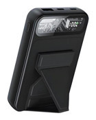 Dexim S5 10000 mAh Dijital Göstergeli USB Type C Çoklu Kablolu Powerbank Siyah