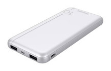 Philips DLP1810CW 10000 mAh Hızlı Şarj Işıklı USB Type C Çoklu Kablolu Powerbank Beyaz