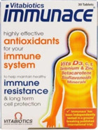 Vitabiotics İmmunace Aromasız Yetişkin Vitamin 30 Adet Tablet
