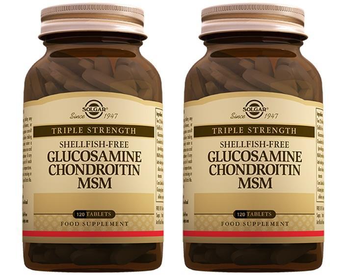 Solgar Glucosamine Chondroitin Msm Aromasız Yetişkin Vitamin 2x120 Adet Tablet