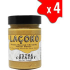 Laçoko Şekersiz Çifte Kavrulmuş Yer Fıstığı Ezmesi 4x320 gr