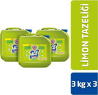 Ace Limon Tazeliği Limon Beyazlar İçin Konsantre Jel Çamaşır Suyu 3x3 kg