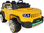 Baby Toys Samy Dıscovery 12 V Üstü Açık Çift Akülü Jip Sarı