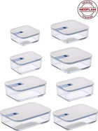 Neoflam Perfect Seal Dikdörtgen-Kare Cam 8'li