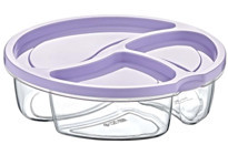 Royaleks MP-7049 Bölmeli Yuvarlak Plastik