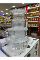 Kardelen Home Yuvarlak Akrilik 4'lü