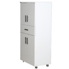 Bengi Ticaret 13633 4 Kapaklı 4 Raflı Çok Amaçlı Dolap Beyaz 130x56x35 cm