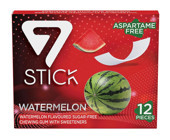 7 Stick Karpuzlu Şekersiz Sakız 12'li 12 Adet
