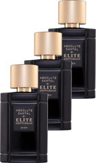 Avon Elite Gentleman Absolute Afrodizyak Etkili EDT Aromatik Erkek Parfüm 3x50 ml