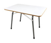 Eportatif 60 cm x 45 cm Dikdörtgen Mdf Beyaz Kamp Masası
