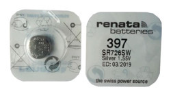 Renata 397 1.55 V Düğme Pil Tekli