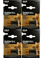 Duracell LR03 1.5 V 2400 mAh Alkalin AAA / İnce Kalem Pil 4x2'li