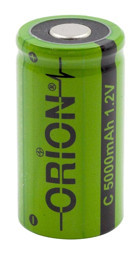 Orion 1.2 V 5000 mAh Ni-Mh C / Orta Şarjlı Pil Tekli