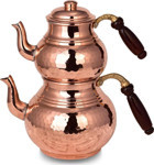 Cobper Premium Bakır Çaydanlık Bronz