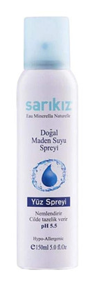 Sarıkız Doğal Nemlendirici Sprey Doğal Maden Suyu 150 ml
