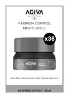 Agiva Spider Effect 10 Parlak Krem Orta Balmumu 36x155 ml Wax
