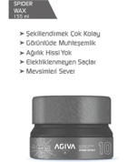 Agiva Styling Spider Effect 10 Parlak Krem Orta Balmumu 155 ml Wax