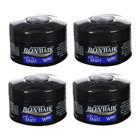 Bon Hair Styling Doğal - Mat Krem Orta Balmumu 4x140 ml Wax