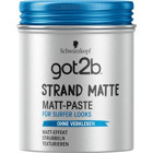 Schwarzkopf Strand Matte Mat Macun Orta Vegan 100 ml Wax