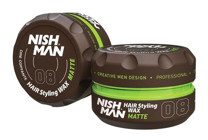 Nishman 08 Mat Krem Sert Su Bazlı 100 ml Wax