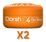 Dorsh D4 Flex Doğal - Parlak Krem Orta Balmumu 2x150 ml Wax