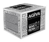 Agiva 01 White Parlak Krem Orta Balmumu 120 gr Wax