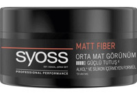 Syoss Fiber High Control Mat Krem Sert Silikonsuz 100 ml Wax