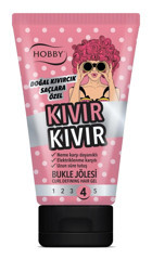Hobby Kıvır Kıvır Bukle Bukle Doğal - Parlak Jel Sert Bitkisel Keratin 150 ml Jöle