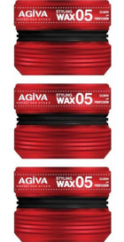 Agiva 05 Kırmızı Parlak Krem Sert Keratinli 3x175 ml Wax