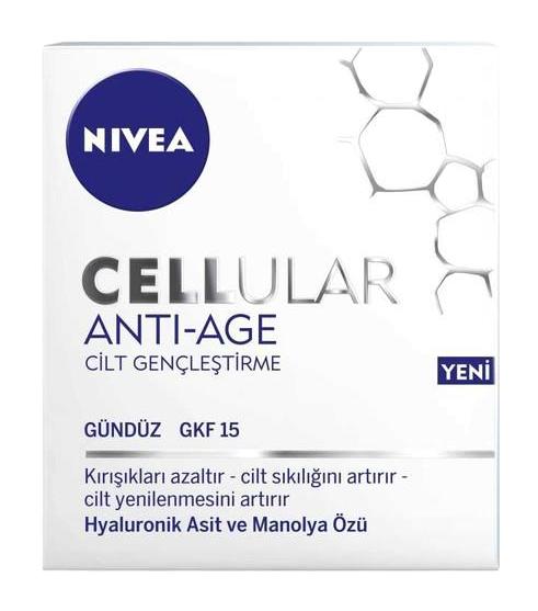 Nivea Güneş Koruyuculu Tüm Ciltler Anti-Aging, Kırışıklık Giderici Yüz Krem 50 ml
