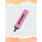 Penmark HS-505 5'li Pastel Pembe Kesik Uçlu Fosforlu Kalem Seti