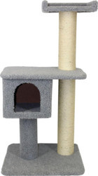 Nursoft Nr-0060 Oturaklı Oyuncaklı Katlı 75 cm Kedi Tırmalama Evi
