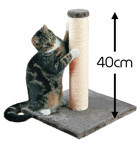 Patiderm Hasır 40 cm Kedi Tırmalama Direği