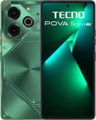 Tecno Pova 6 Pro 256 GB Hafıza 12 GB Ram 6.78 inç 108 MP Çift Hatlı AMOLED Ekran Android Akıllı Cep Telefonu Yeşil