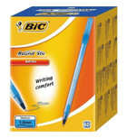 Bic Soft Plastik Tek Renkli 1 mm Mavi 50'li Tükenmez Kalem