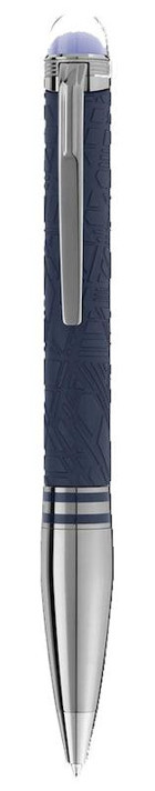 Mont Blanc Starwalker Spaceblue Doué Reçine Tek Renkli Mavi Tükenmez Kalem