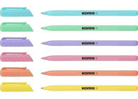Kores 1 mm Set 6 Renkli 50'li Tükenmez Kalem