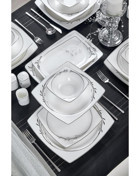 Taç Real Bone Olea Platin 60 Parça 12 Kişilik Yemek Takımı